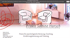Desktop Screenshot of praxis-horsch.de