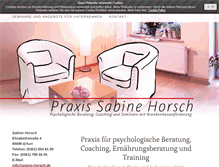 Tablet Screenshot of praxis-horsch.de